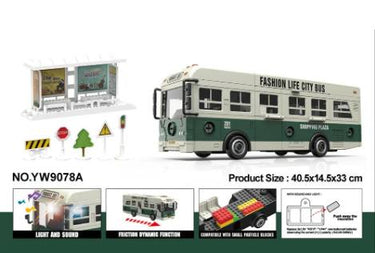 Large Detachable Kids School Bus With Light & Sound